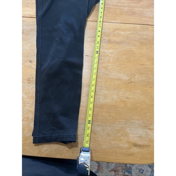 Abercrombie&Fitch Joggers Pants Womens L Black Fleece Elastic Waist Logo - Picture 8 of 12